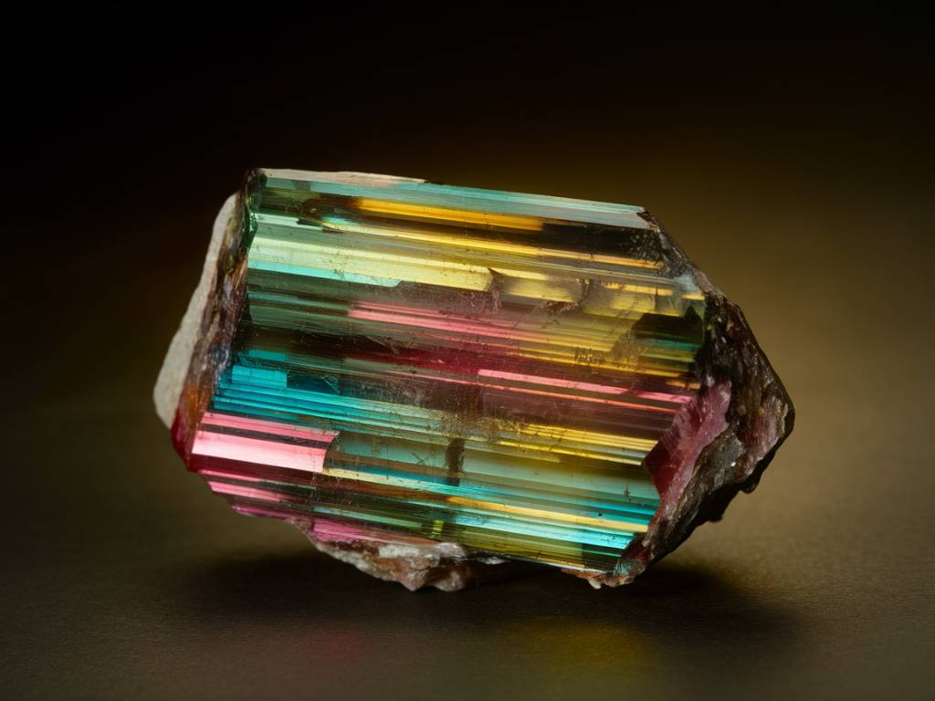 tourmaline multicolore : vertus et secrets d'une pierre fascinante