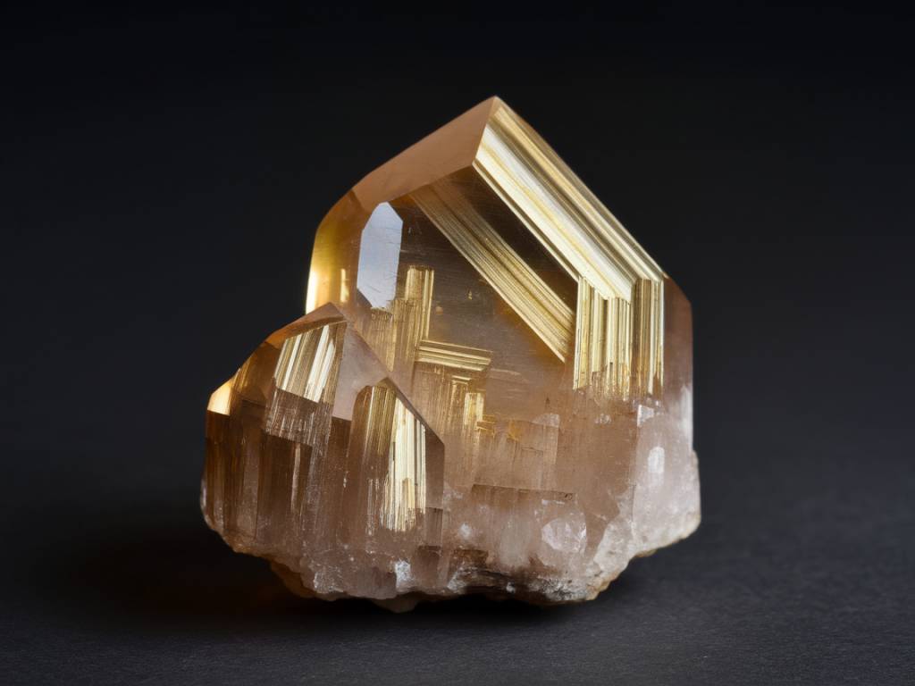 quartz rutile doré : une pierre éclatante aux multiples vertus