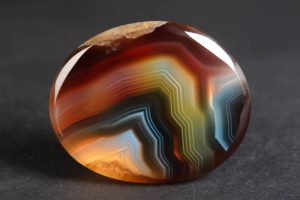 agate du golfe persique : une pierre fascinante aux reflets uniques