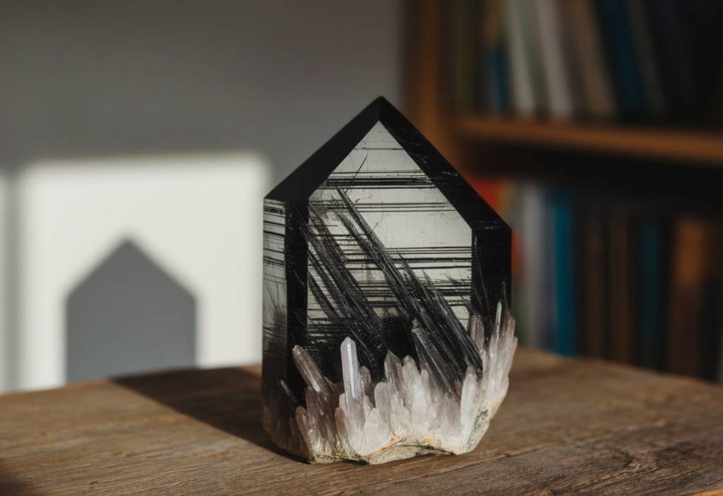 quartz rutile noir : vertus et bienfaits de cette pierre puissante