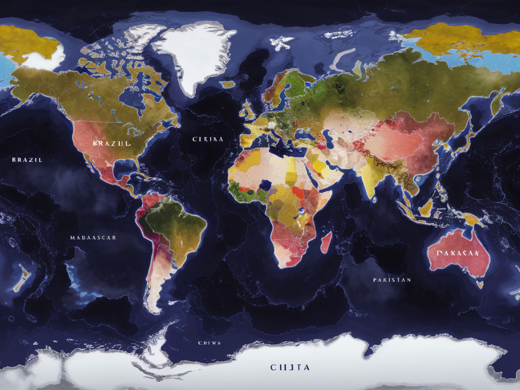 Les gisements et les régions d’extraction à travers le monde