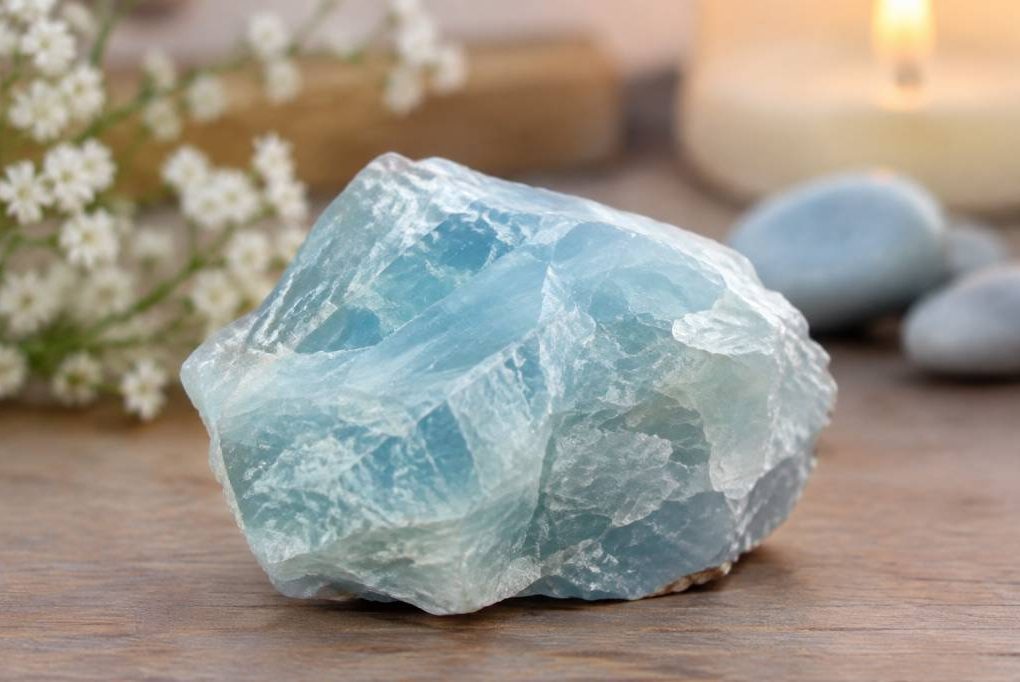 Calcite bleu vertus : propriétés et usages en lithothérapie